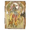 Cover Shree Krishna Printed Diary Vintage Old Pages Journal Diary for Personal and Office Use (7 X 5 Inch, Multicolor)
