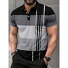 Plus Size Men's Business Casual Short Sleeved Polo Shirt Fashionable