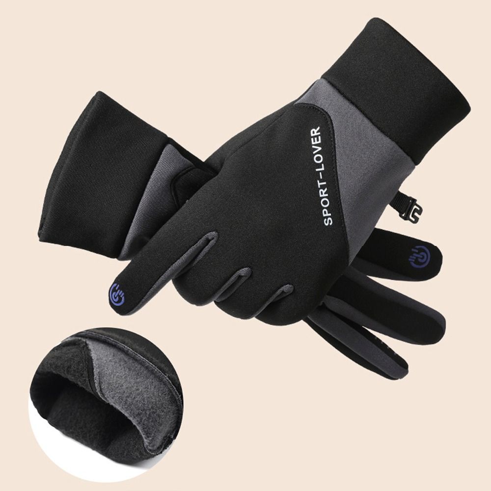 Cold Resistance Warm Mittens Windproof Waterproof Gloves  for Outdoor Running Cycling Skiing