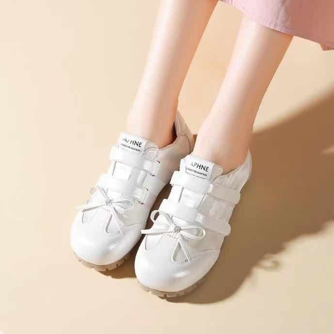 

Новые фиолетовые туфли Dexun в китайском стиле для женской летней коллекции 2025 года, на плоской подошве, с внутренней платформой, увеличивающей рост, и визуально уменьшающие ногу, маленькие модные повседневные спортивные 35