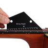 Stainless Steel Guitar Pick Ruler for Electric & Acoustic String Height and Spacing Measurement