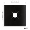 0.1mm Thick and High Temperature Resistant Gas Stove Oil Pad Non-stick Gas Stove Protector Reusable Stove Cleaning Mat Oil Pad