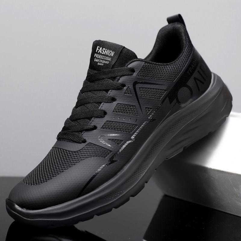 New Sports Shoes Men's Outdoor Travel Casual Shoes Leather Breathable Running Shoes Men's Sports Shoes