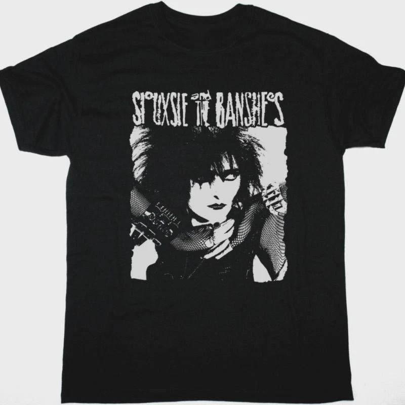 

Retro Siouxsie and the Banshees Band Cotton Black T Shirt Full Size SU65 Unisex T-Shirt XL