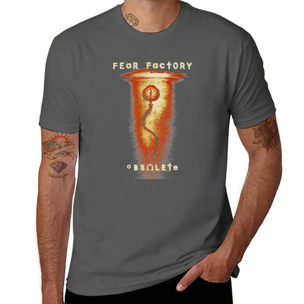 Fear Factory T-Shirt blacks graphic tee shirt mens big and tall t shirts