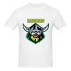 The Raiders Canberra American Retro Tshirt Fresh And Simple Seamless Splicing Cotton Tee