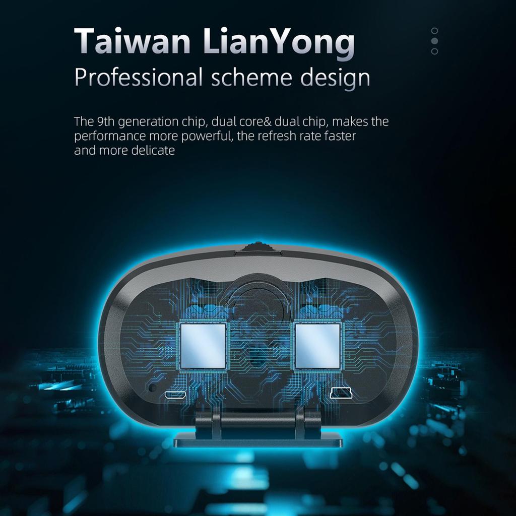 Car Head Up Display Multi-funciton  OBD GPS Slope Meter