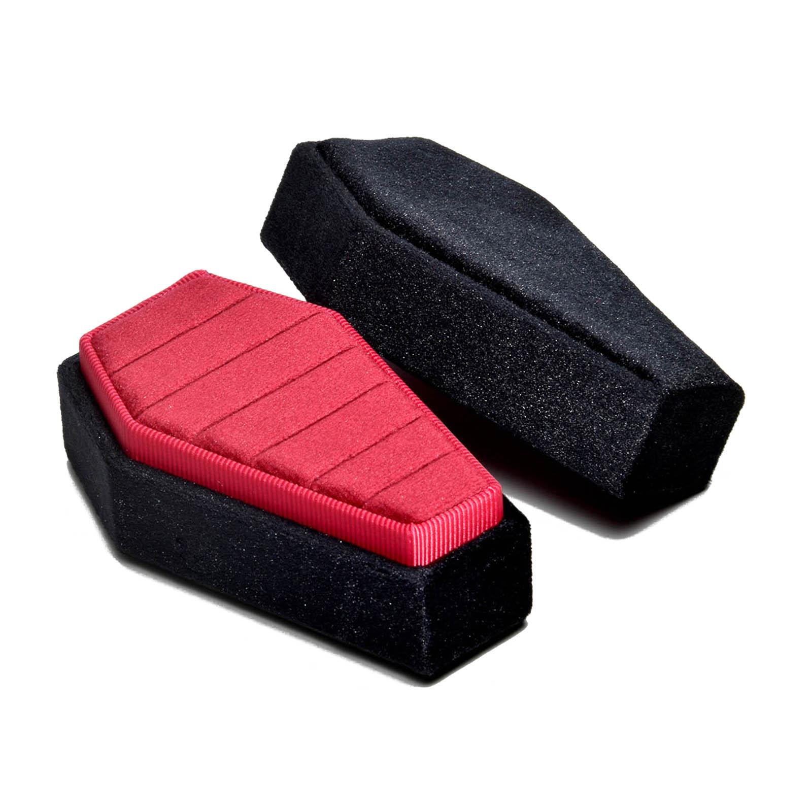 

Шкатулка для ювелирных изделий в форме гроба, портативная шкатулка-органайзер для ювелирных изделий, витрина для ожерелий, сережек, держатель для колец, шкатулка для безделушек 2