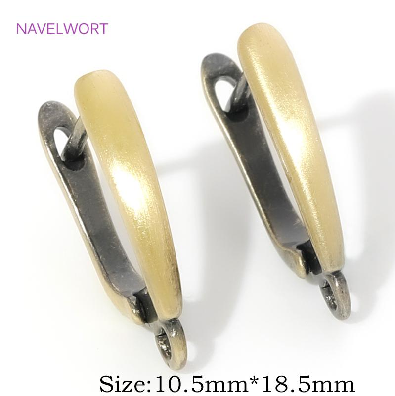 Fasteners For Earring Antique Bronze Shvenzy Earwires Brass Earring Hooks Earring Fixtures For DIY Earrings Making Accessories