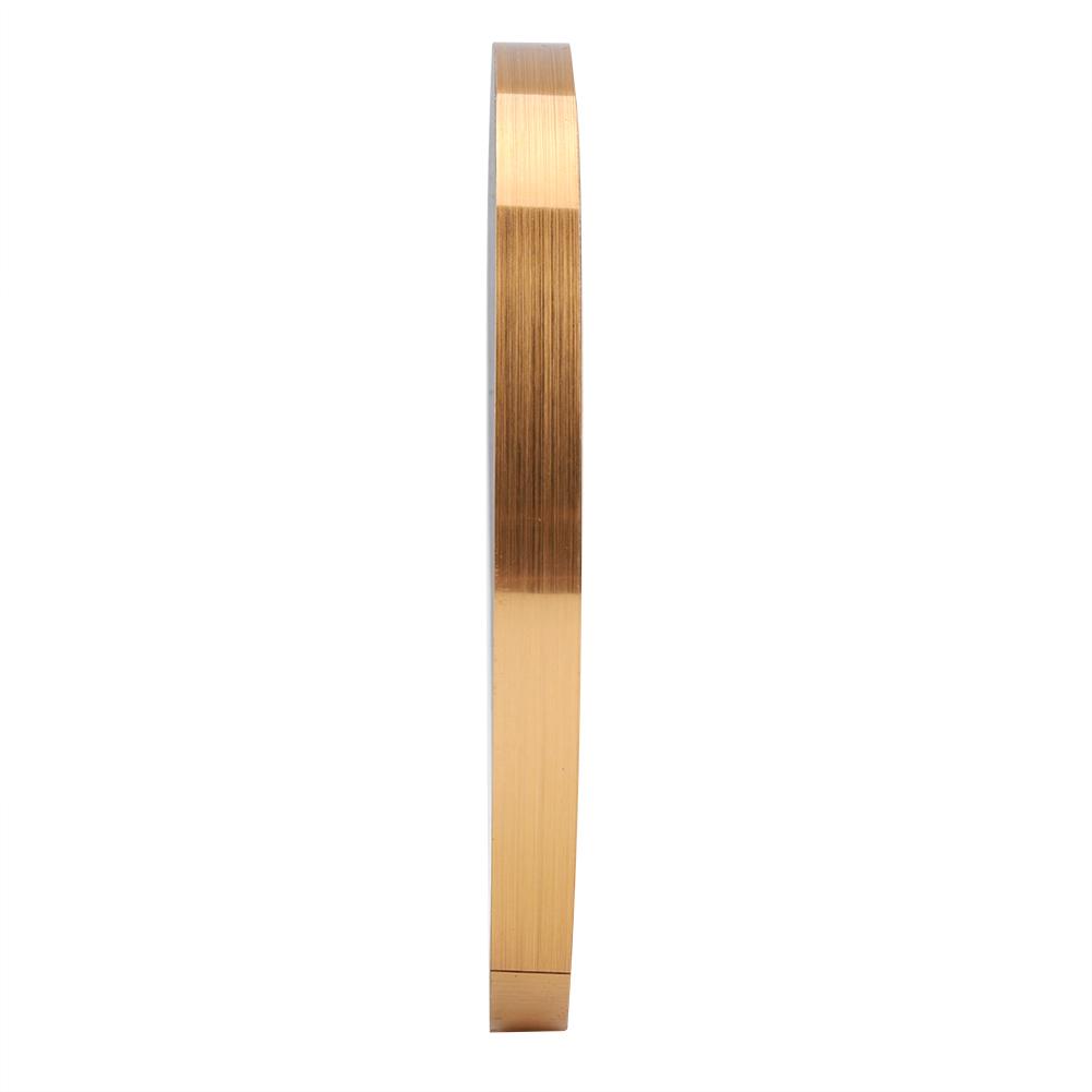 PET Room Floor Crevice Line Sticker Self Adhesive Ground Corner Tile Decor (1cm*50m Gold)
