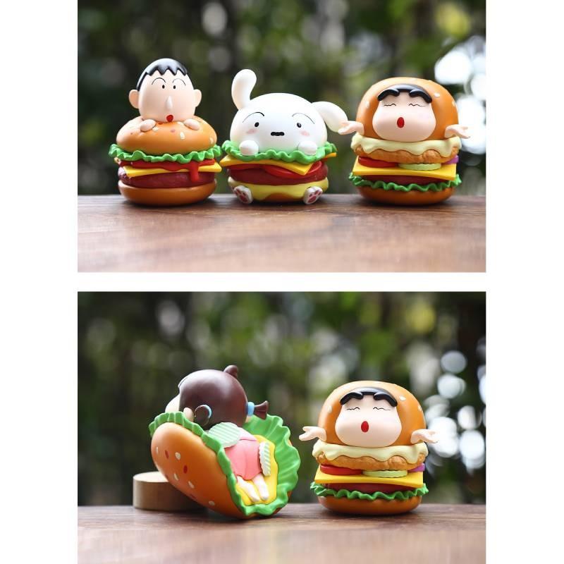 Crayon Shin Chan Character Food Model Toys Cute Cartoon Tabletop Decoration