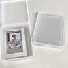 Transparent Storage Box Card Holder Film Storage Box Sticker Stationery Storage