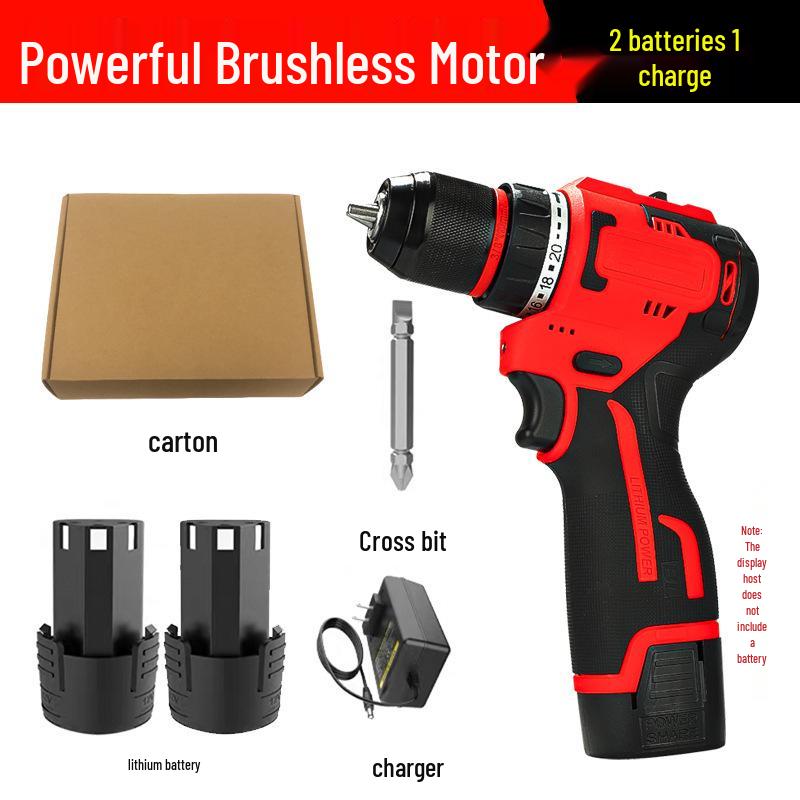 16.8V High Power Brushless Electric Screwdriver with 10mm Metal Ratchet