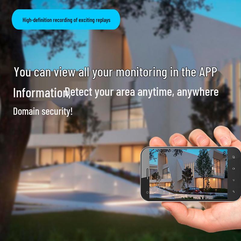 V380 Multi-Lens Wireless Monitoring Camera with Remote Intercom
