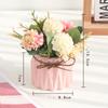 Simulated Embroidered Ball Artificial Flower Potted Plant Decoration Restaurant Tabletop Home Floral Atmosphere Decoration