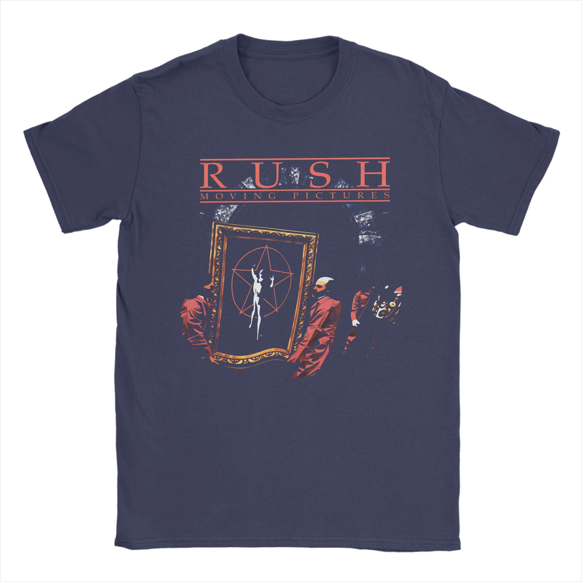 

Rush Band T Shirt Beach Leisure TShirts Men 100 Cotton ONeck 4XL 5XL 6XL Top Tees Short Sleeve Streetwear Tops 4XL