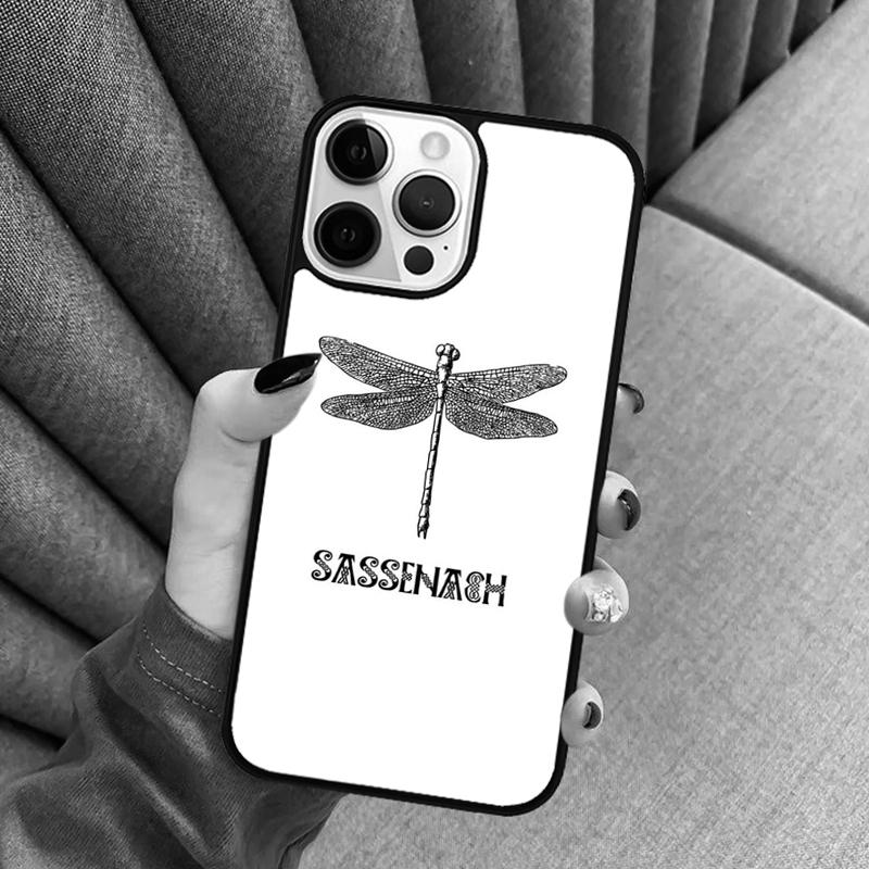 Outlander Sassenach Libelle Handyhülle Für iPhone 17 Air 16 16e 15 13 14 Pro Max 11 12 Plus 2022 MAX Hülle coque