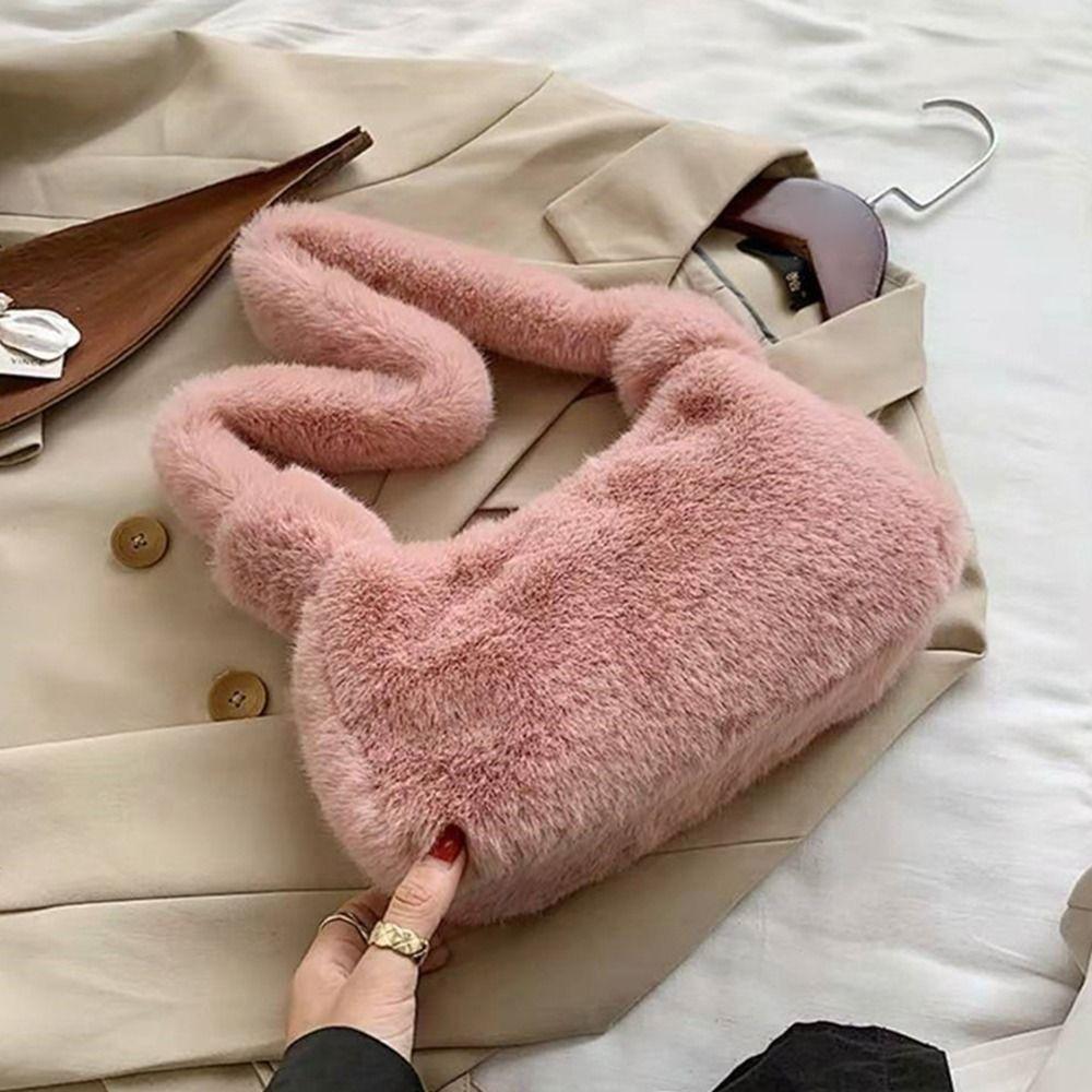 Einseitige quadratische Tasche Mehrfarbige Make-up-Tasche Modische Handtasche Mädchen