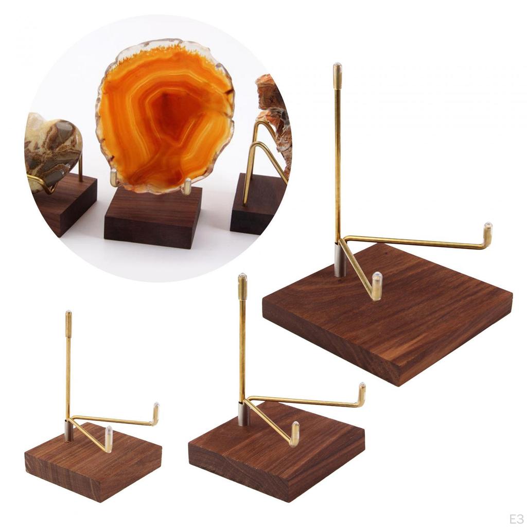 Justerbar metallarm Display Stativ Mineral Sphere Piedestals Heminredning Hållbar