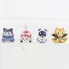 8pcs/set Anime New Naruto Kakashi Sasuke Cat Adorable Action Figure Doll Model Toys High Quality Durable Pendant