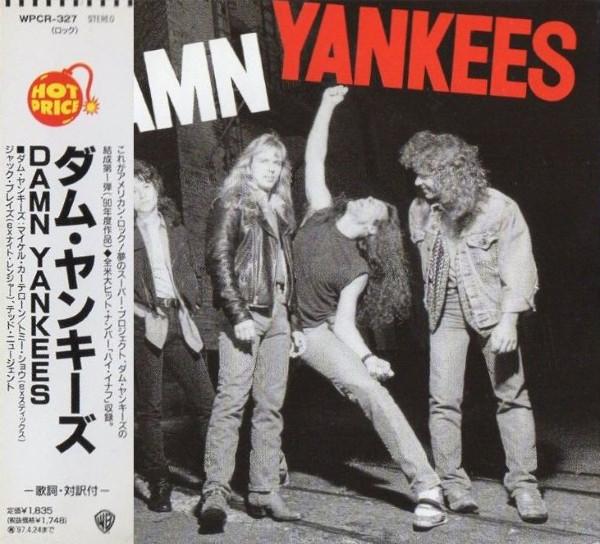 CD DAMN YANKEES - Damn Yankees WPCR327 Warner Bros. Re 1995 Japan ObiRock Used