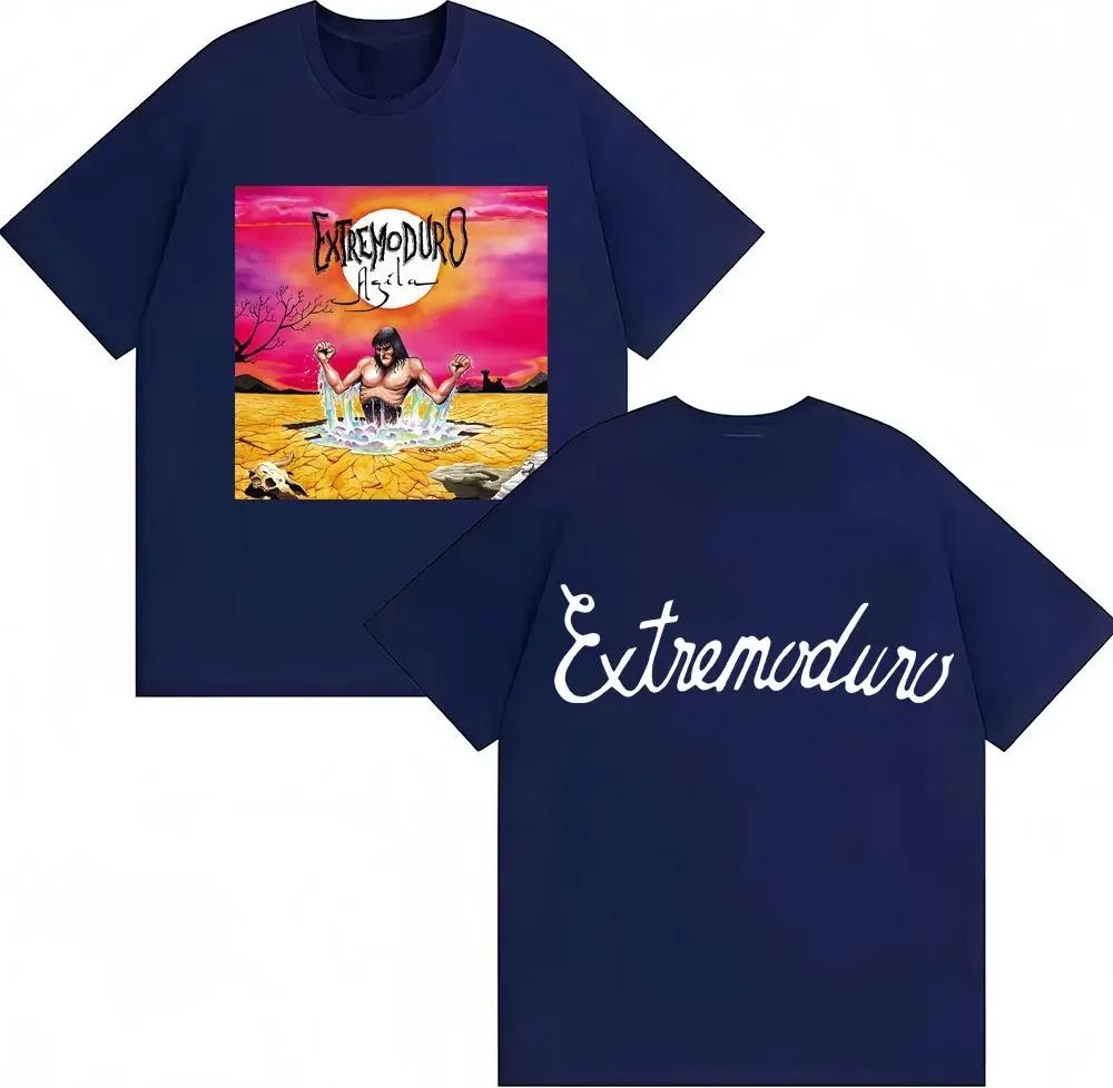 Rock Music Band Extremoduro Agila Album Graphic Men Women Fashion Vintage Hip Hop TeesCotton Loose Fans TShirts Streetwear