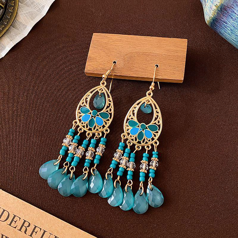 

Винтажные серьги-пусеты из тигрового глаза янтарно-коричневого цвета - Элегантные осенне-зимние украшения