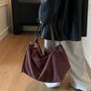 Large Capacity Suede Commuter Shoulder Bag Vintage Casual and Simple Crossbody Bag Fashi Versatile Texture Coach Bag for Women