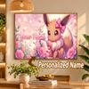 Eevee Custom Name Diamond Painting Personalized 5D Full Drill DIY Diamond Art Home Decor