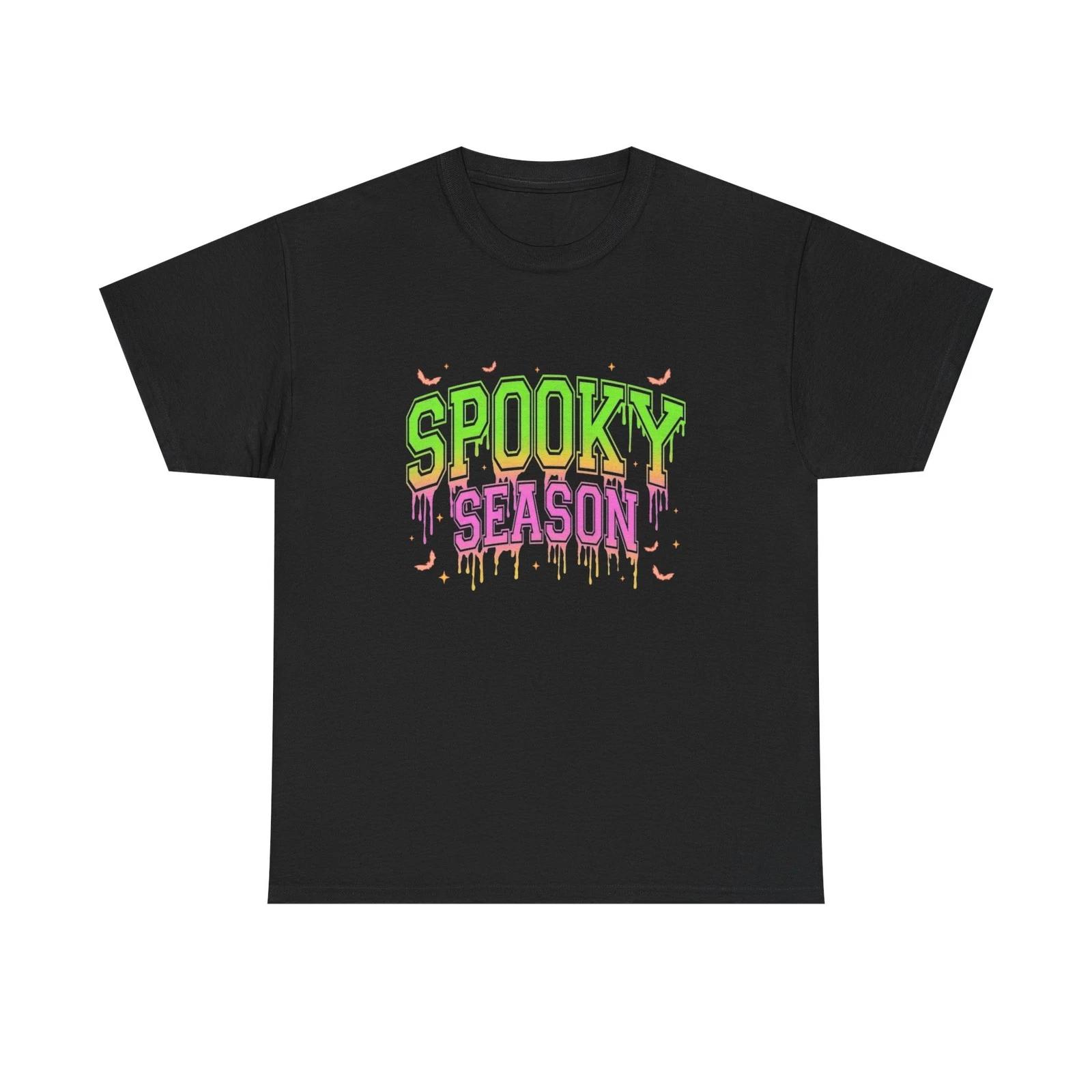 

Spooky Season Halloween Graphic T Shirt Unisex Heavy Cotton Tee 3XL