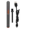 Pen Type USB Chargeable Eyebrow Nose Hair Trimmer Shaver Cutting Tool (Frosted Black)
