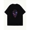 Women's White T-Shirt With Dreamcatcher And Mountain Landscape Print For Casual Wear