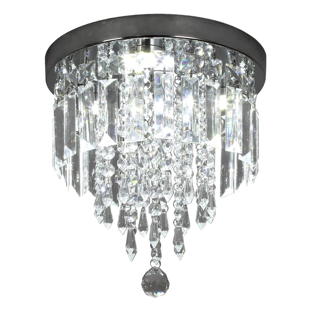 German Warehouse Contemporary LED Ceiling Lamp with Crystal Simple Indoor Illumination