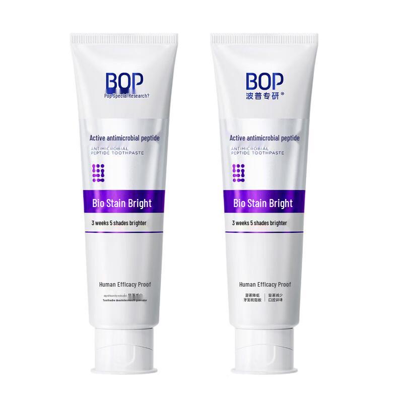 BOP Active Antimicrobial Peptide Whitening Toothpaste