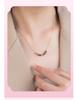 Tourmaline Stone Clavicle Necklace - Light Luxury, Non-Fading, Simple High-End Dopamine Choker for Women