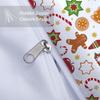 3-piece Christmas Cute Gingerbread Man Pattern Print (1 duvet cover+2 pillowcases, no core) Comfortable Bedding Set