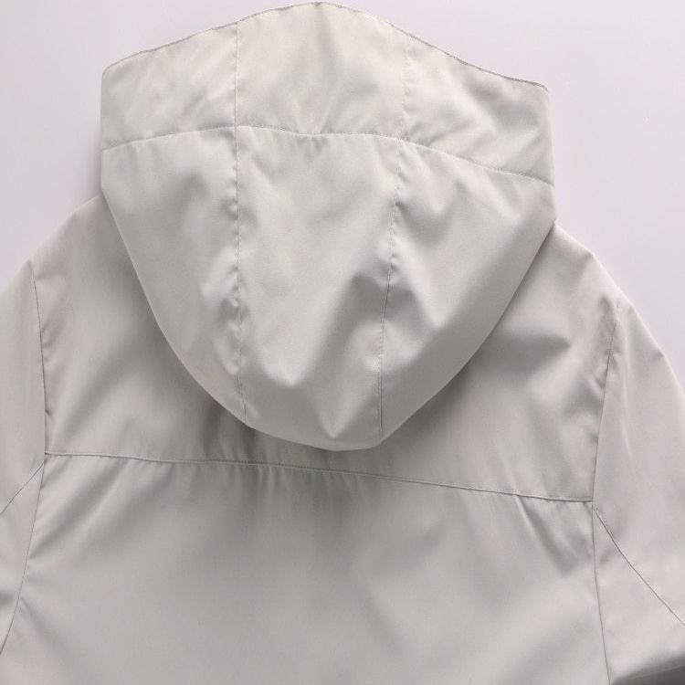 Men's Casual Jacket Parka Fall/Winter Hooded Jacket Men's Coat Solid Color Outdoor Sports Coat