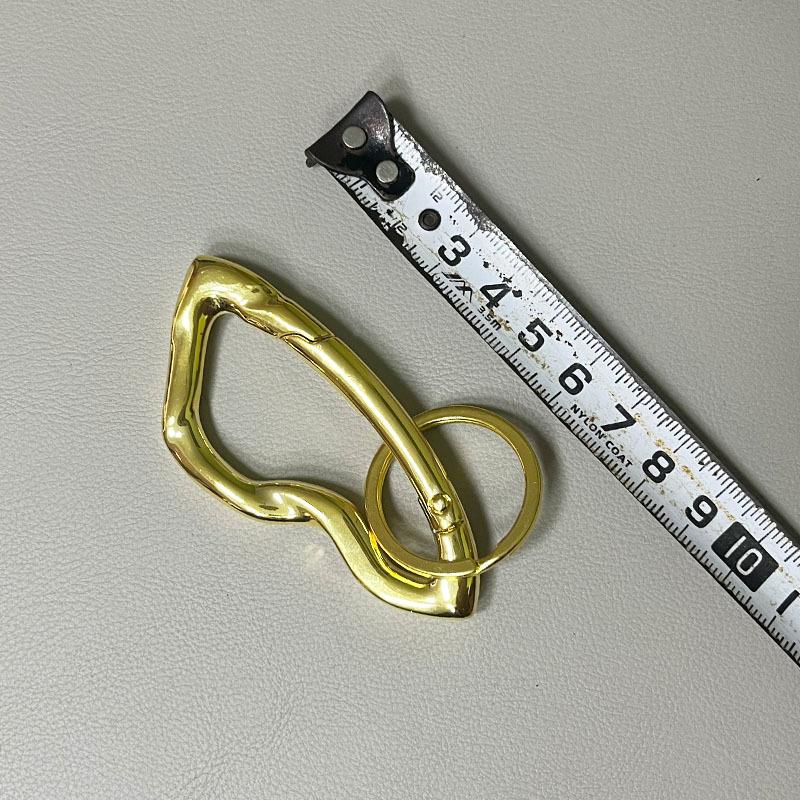 Zinc Alloy Bag Charm Trinkets Keychain Cross Carabiner Keychain Camping Hiking Outdoor Climber Waist Pendant Accessories Gift