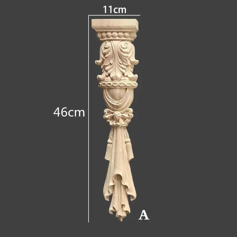 Dropshipping  classic Roman column solid carved carving decoration Chinese stud beam support beam furniture fireplace cabinet