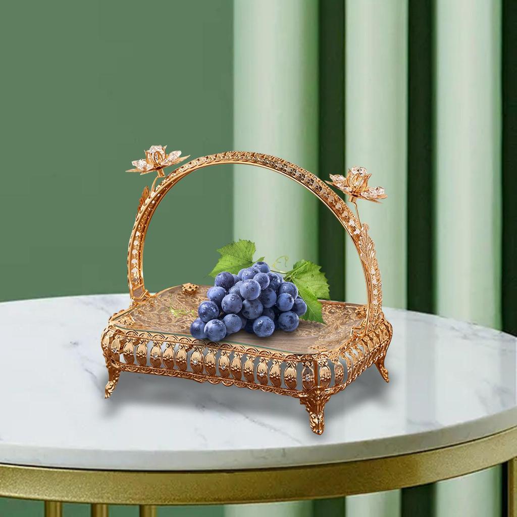 Multipurpose Fruit Basket Snack Food Plate Table Organizer Vegetable Bowl Serving for Bar