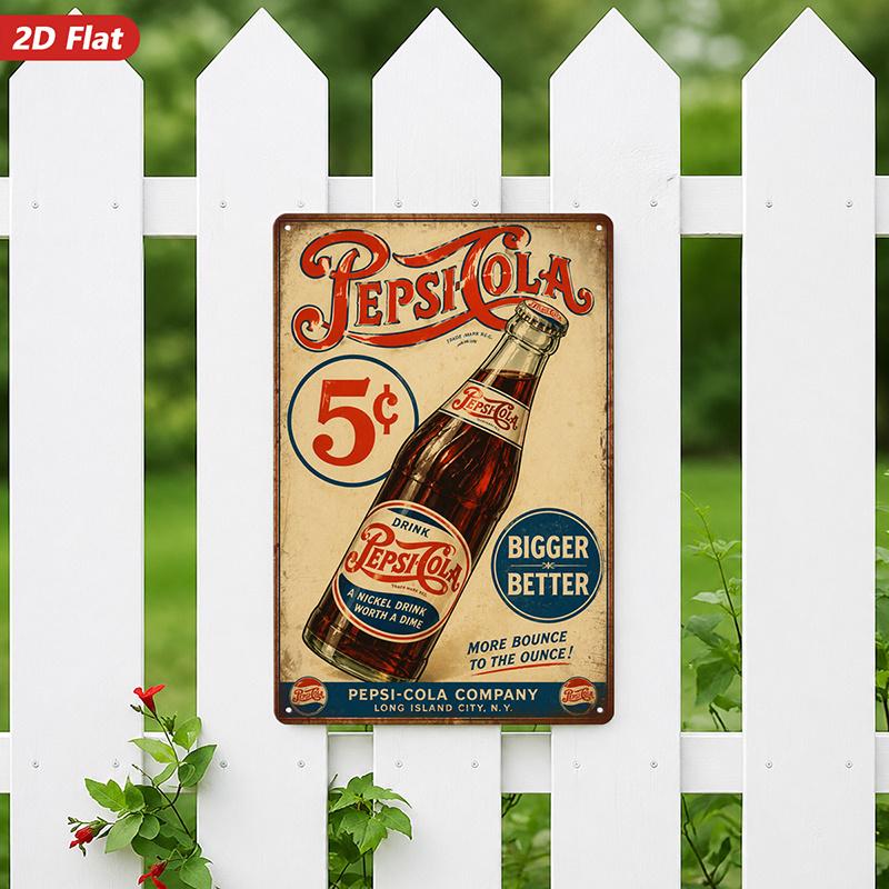Pepsi-Cola 5 Cent Metal Sign