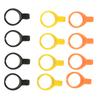 12 Pcs Line Cutter Ring Colorful Plastic Opening Ring Cutter for Sewing Jewelry Making Quilting