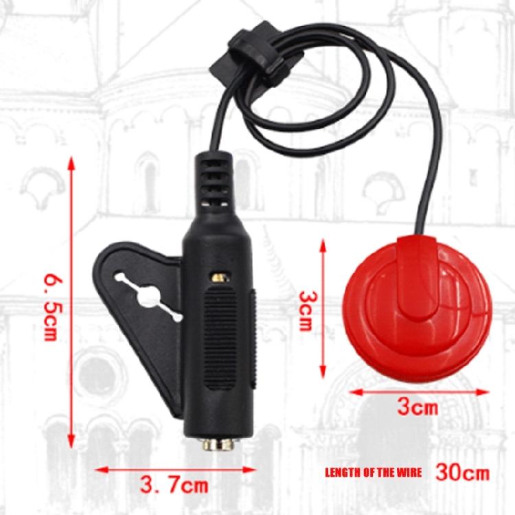 Quick Mount Guitar Transducer Suitable for Electric Ukulele and Percussion Instruments Ergonomic Design Nonslip Grip