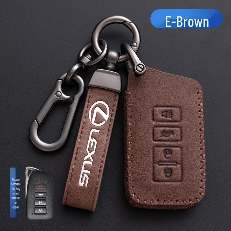 Husă cheie Lexus pentru GS IS ES200 NX RX300 CT200h - Geantă din piele cerată cu ulei