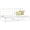 VidaXL Daybed White 90x200 Cm Solid Pine Wood 3108057