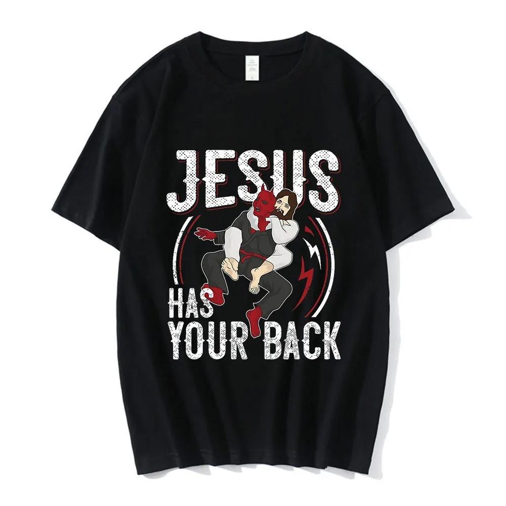 Streetwear Nicolas Cage Moshi Moshi Jesus Desu T-Shirt Men Meme Picolas Cage Awesome T-shirts Cotton Clothing
