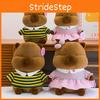 Wedding Themed Capybara Plush Toy With Detachable Clothes For Couples Gift