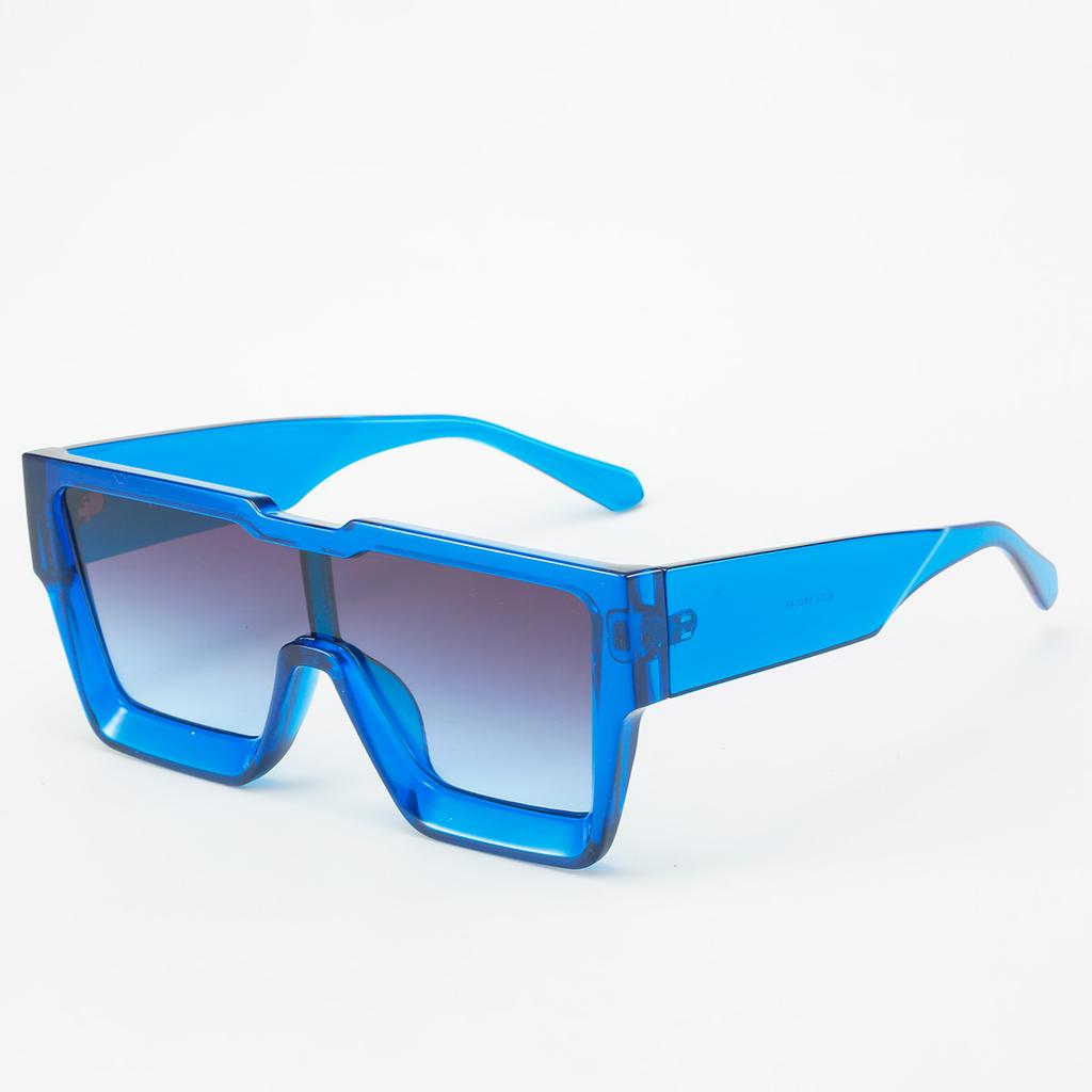 Retro Vintage Black Square Women Sunglasses Luxury Large Frame Gradient Glasses Fashion Cat Eye Oversized