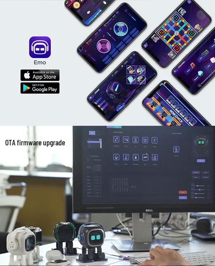 Emo Robot: Interactive AI Desktop Toy and Emotional Companion for Children
