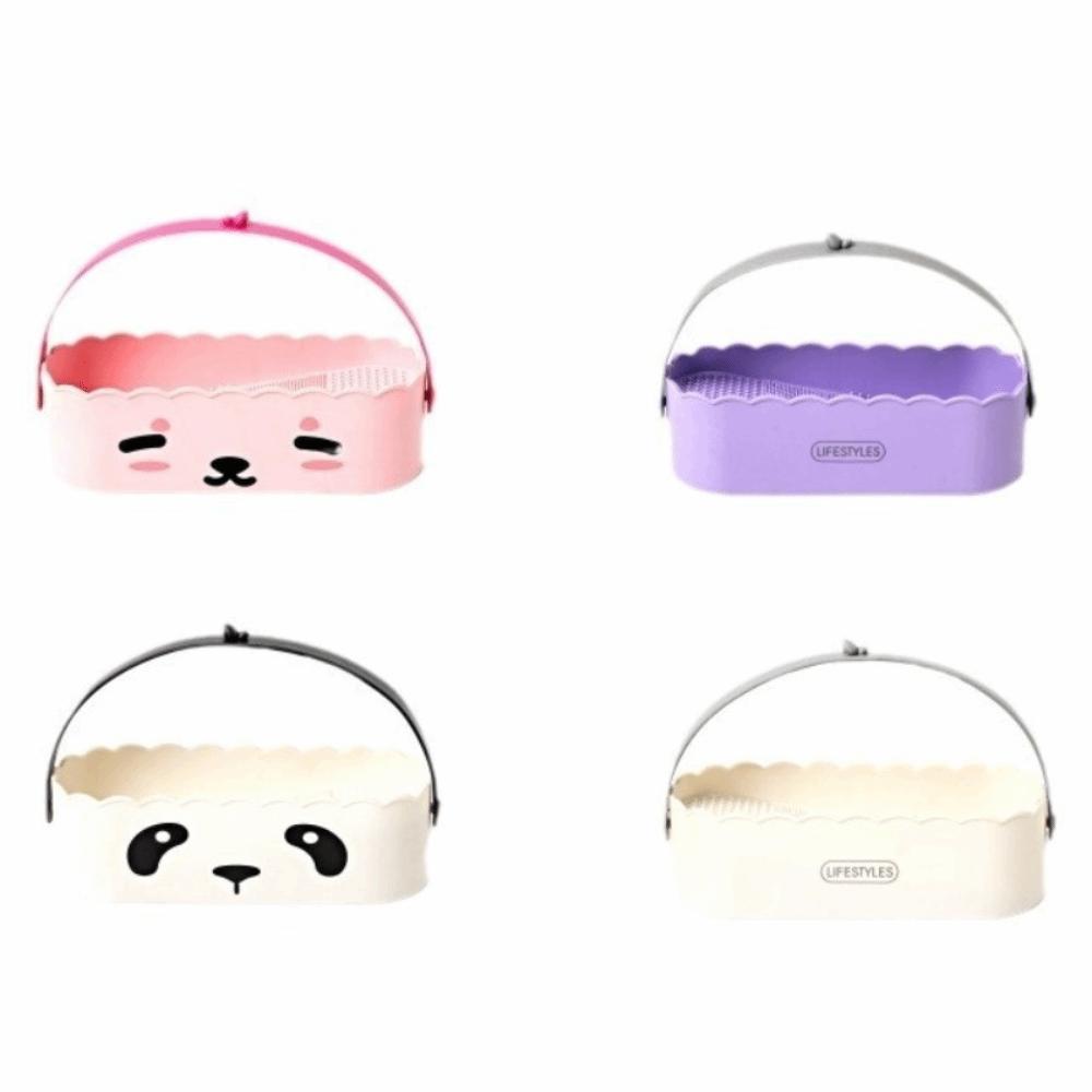 3 In 1 Design Makeup Brush Cleaner Reusable Stain Remover Brush Drying Holder Hygienic Brush Cleaning Mat